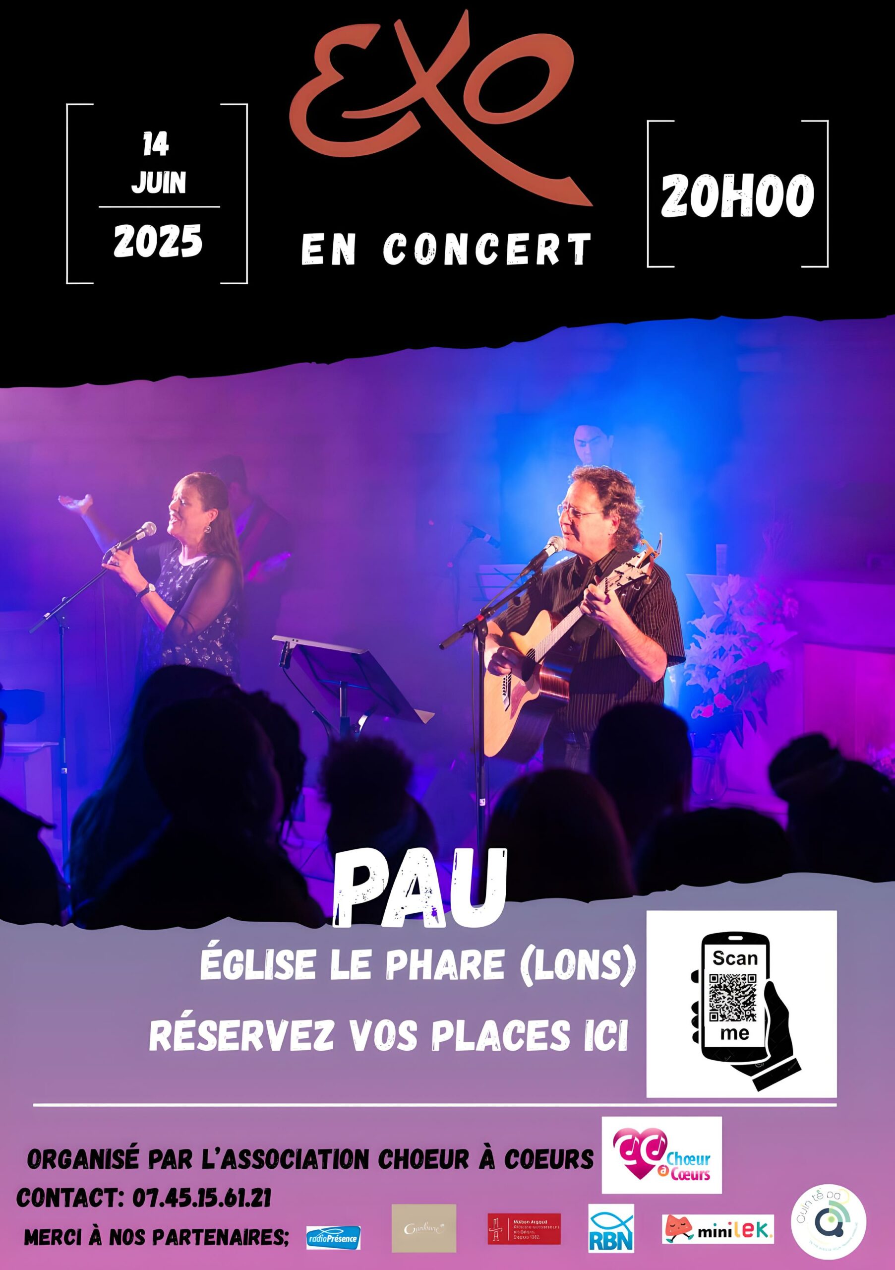 concert Pau le Phare EXO 2025